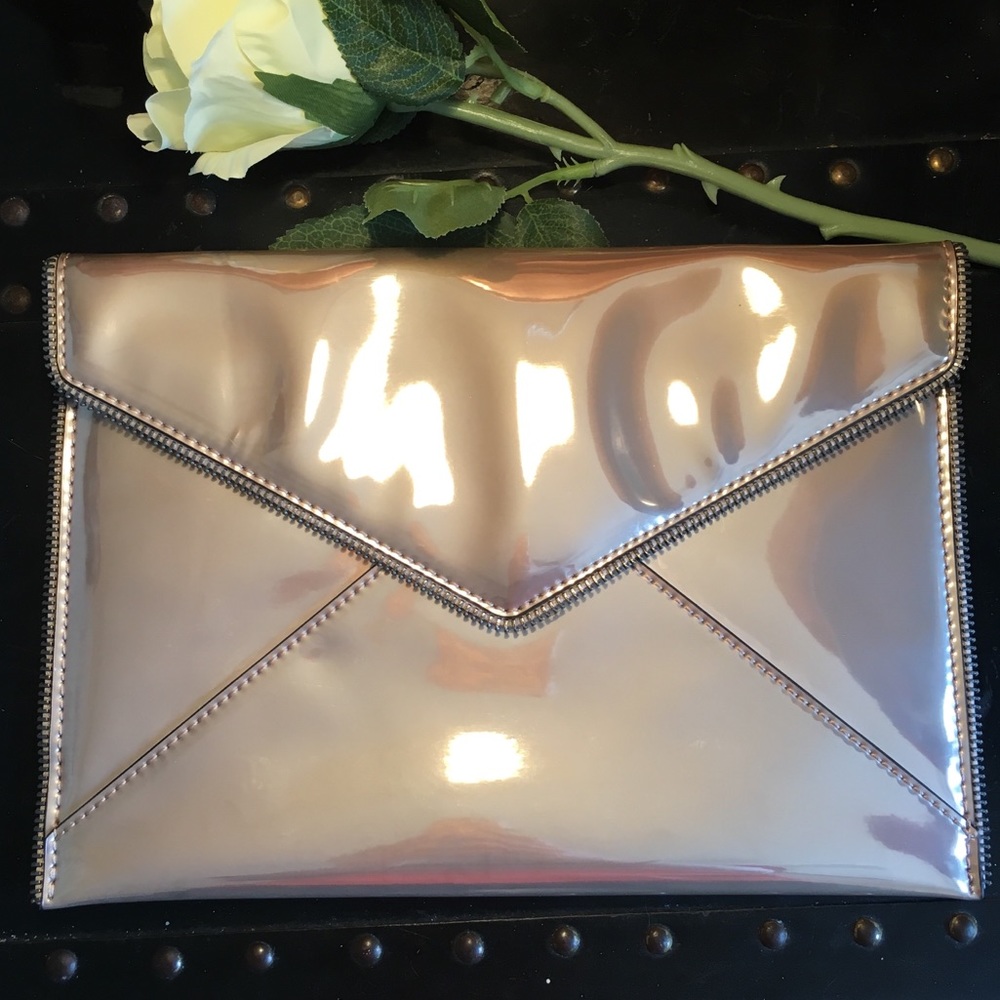 Rebecca Minkoff Leo Mirror Envelope Clutch